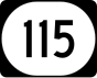 Kentucky Route 115 marker