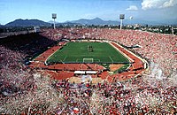 A santiagói döntő helye: az Estadio Nacional