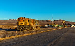 Train at Augusta Victoria station