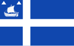 Флаг коммуны Л'Иль-д'Олон