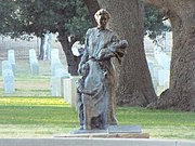 Mourning Hearts Statue.