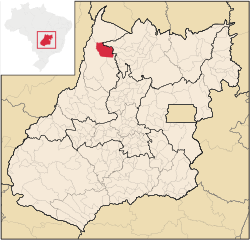 Localização de Mundo Novo em Goiás