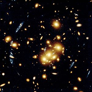 Gravitational lensing This Hubble Space Telesc...