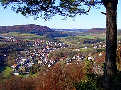 Skyline of Heiligenstadt in Oberfranken