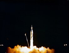 Launch of Explorer 1 on the Juno I launch vehicle. Ignition of Jupiter-C with Explorer 1.jpg