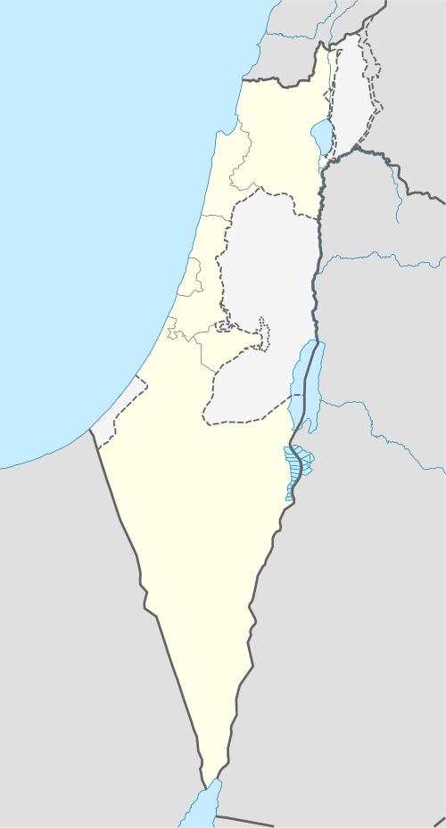 Mapa konturowa Izraela