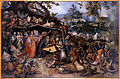 Tentacions de Sant Antón Abat por Jan Brueghel (prencipios sieglo XVII).