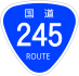 National Route 245 shield