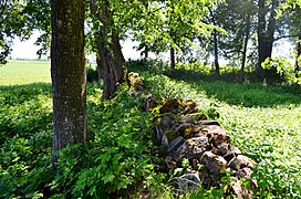Akmeninė Kalevų kapinaičių tvora