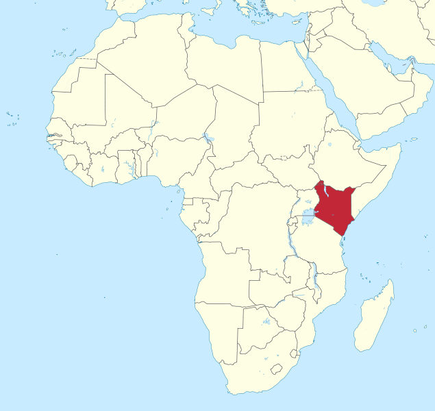 Map Of Kenya In Africa. File:Kenya in Africa