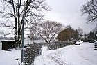 Barschelplatz am Tegelort nach Westen zur Havel gesehen