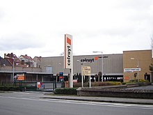 Supermarché Colruyt à Courtrai en Flandre-Occidentale, en Belgique.
