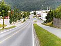 Trondheimsveien, som går igjennom sentrum