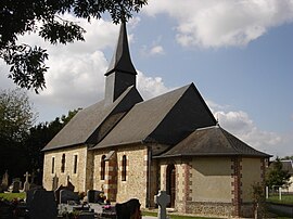 The church in La Noë-Poulain