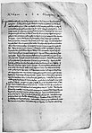 Der Anfang des Laches in der ältesten erhaltenen mittelalterlichen Handschrift, dem 895 geschriebenen „Codex Clarkianus“