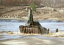 German Leopard 2A4 with turret snorkel, 2010 Leopard 2A4 - Turm.jpg