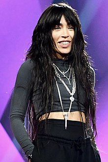 Picture of Loreen at Melodifestivalen 2023.