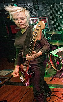 Lorna Doom performing with the Germs in 2009