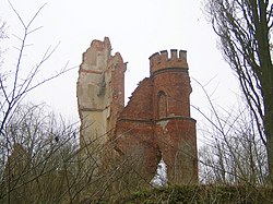Ruins of a palace in Lubno
