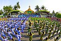 Opening Ceremony Myanmar Thingyan Festival in front of the City Hall