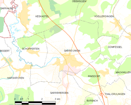 Sarre-Union – Mappa