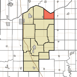 Location in Jasper County