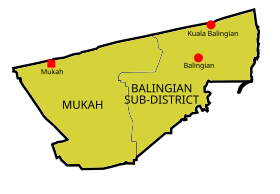 Localisation de District de Mukah