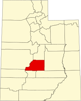 Localisation de Comté de Sevier(Sevier County)