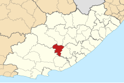 Location in the Eastern Cape