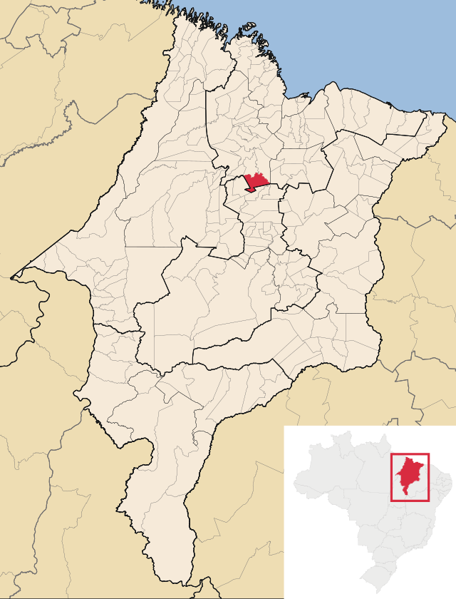 Localização de Conceição do Lago-Açu no Maranhão