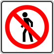 SR-31: Pedestrians prohibited