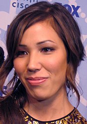 Michaela Conlin portrays Angela Montenegro Michaela Conlin, 2008 (cropped).jpg