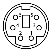 Mini-DIN connector