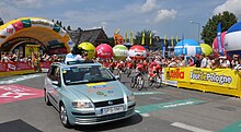 Départ du Mini Tour de Pologne, étape de Zakopane, en 2011