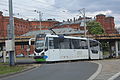 Tram van lijn 3 door de Kolumba straat.