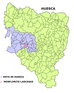 Monflorite-Lascasas - Localizazion