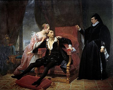 La Mort de Charles IX (1834), Montpellier, musée Fabre.