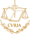 Logo of the Court of Justice of the European Union Official Emblem of the Court of Justice of the European Union.svg