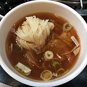 Oksusu-onmyeon (corn noodle soup)