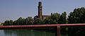 campanile cavarzere dal ponte sull'adige