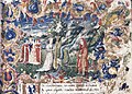 Петрарка, Лаура и купидон. Аллегория в Воклюзе. Около 1444 года.