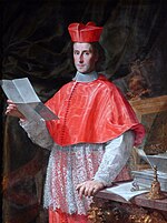 Pietro Ottoboni, the last holder of the post of Cardinal Nephew, painted by Francesco Trevisani