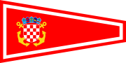  Pennant of the commander of a group of naval vessels