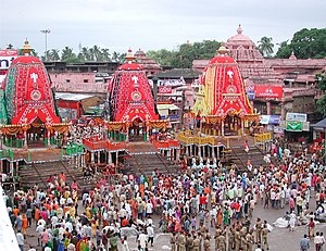 Rath Yatra Festival in Puri, Orissa, India