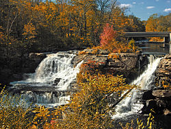 Resica Falls in Middle Smithfield Township