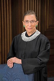 Justice Ruth Bader Ginsburg wrote a stern dissent disagreeing with the Court's reasoning. Ruth Bader Ginsburg official SCOTUS portrait.jpg
