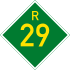 Provinsiale roete R29 shield