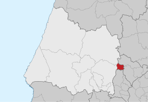 Localização no município de Sintra