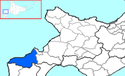 島牧村位置圖