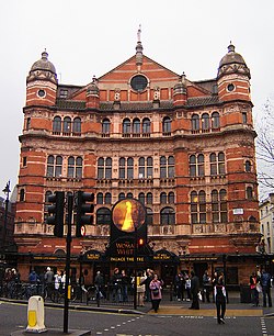 Palace Theatre, een van Soho se bekende vermaakplekke